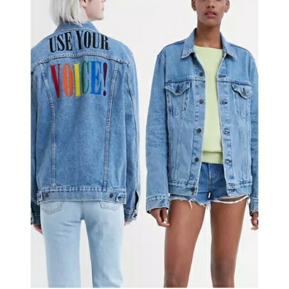 Levi's pride trucker jacket